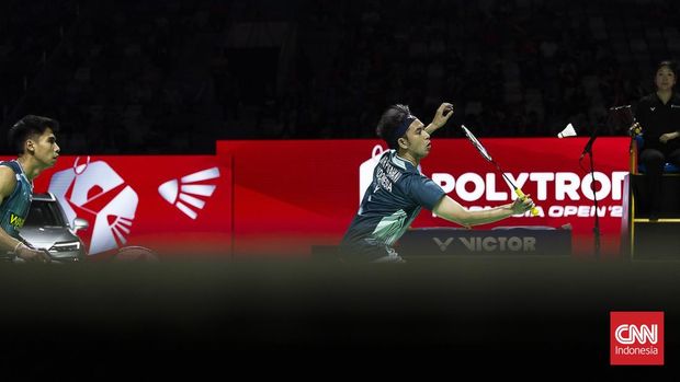 Sabar/Reza Lolos ke Semi Final Indonesia Open Pasangan ganda putra Indonesia, Sabar Karyaman Gutama dan Muhammad Reza Pahlevi Isfahani, berhasil melaju ke babak semifinal Indonesia Open 2026 setelah mengalahkan wakil China, Chen Bo Yang dan Liu Yi, di perempat final yang berlangsung di Istora Senayan, Jumat (5/6). CNN Indonesia/Adi Ibrahim