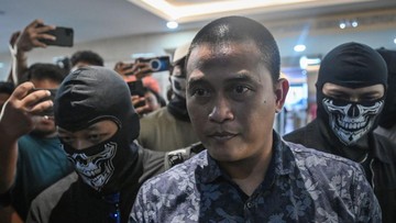 Tampang Eks Polisi Beking Narkoba Samarinda, Jalani Pemeriksaan di Bareskrim