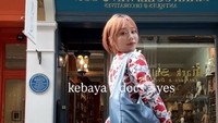 Gaya Stylish Zahra Putri Ridwan Kamil Berkebaya Dengan Rambut Bixie Cut