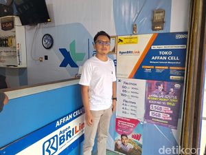 Modal Rp 1 Juta, Konter Pulsa Affan Berkembang Jadi Juragan Agen BRILink