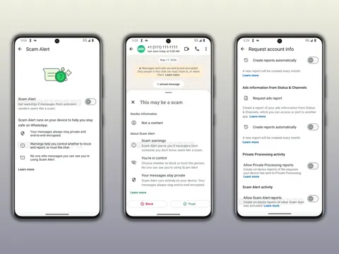Fitur Scam Alert di WhatsApp