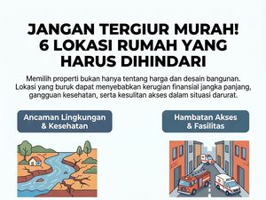 Infografis: 6 Lokasi Rumah yang Sebaiknya Dihindari, Jangan Tergiur Murah!
