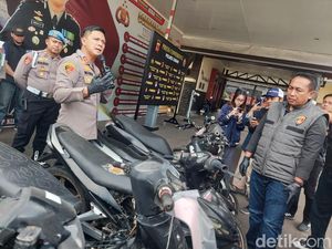 Maling Motor di Cimahi Kawinkan Surat Kendaraan Hasil Curian