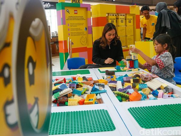 Libur Sekolah, Playground di Mal Ramai Anak