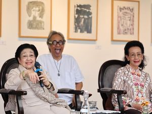 Megawati-GKR Hemas Buka Pameran Mata Hati Soekarno di Jogja