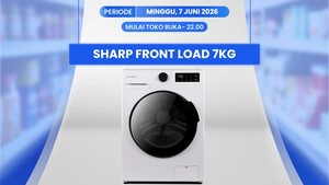 Mesin Cuci Sharp Jadi Segini di Transmart Full Day Sale