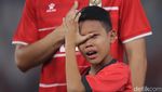 Momen Garuda Cilik Menangis-Dipeluk Nathan