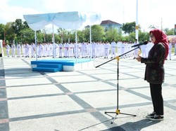 MPR Buka Lomba Kreasi Baris Berbaris dan Pengibaran Bendera di Kalteng