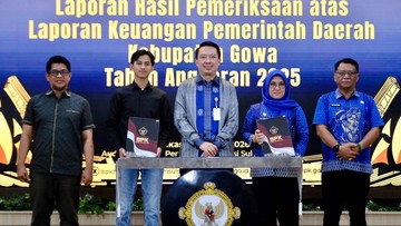 Pemkab Gowa Raih Opini WTP 14 Kali Berturut-turut dari BPK RI