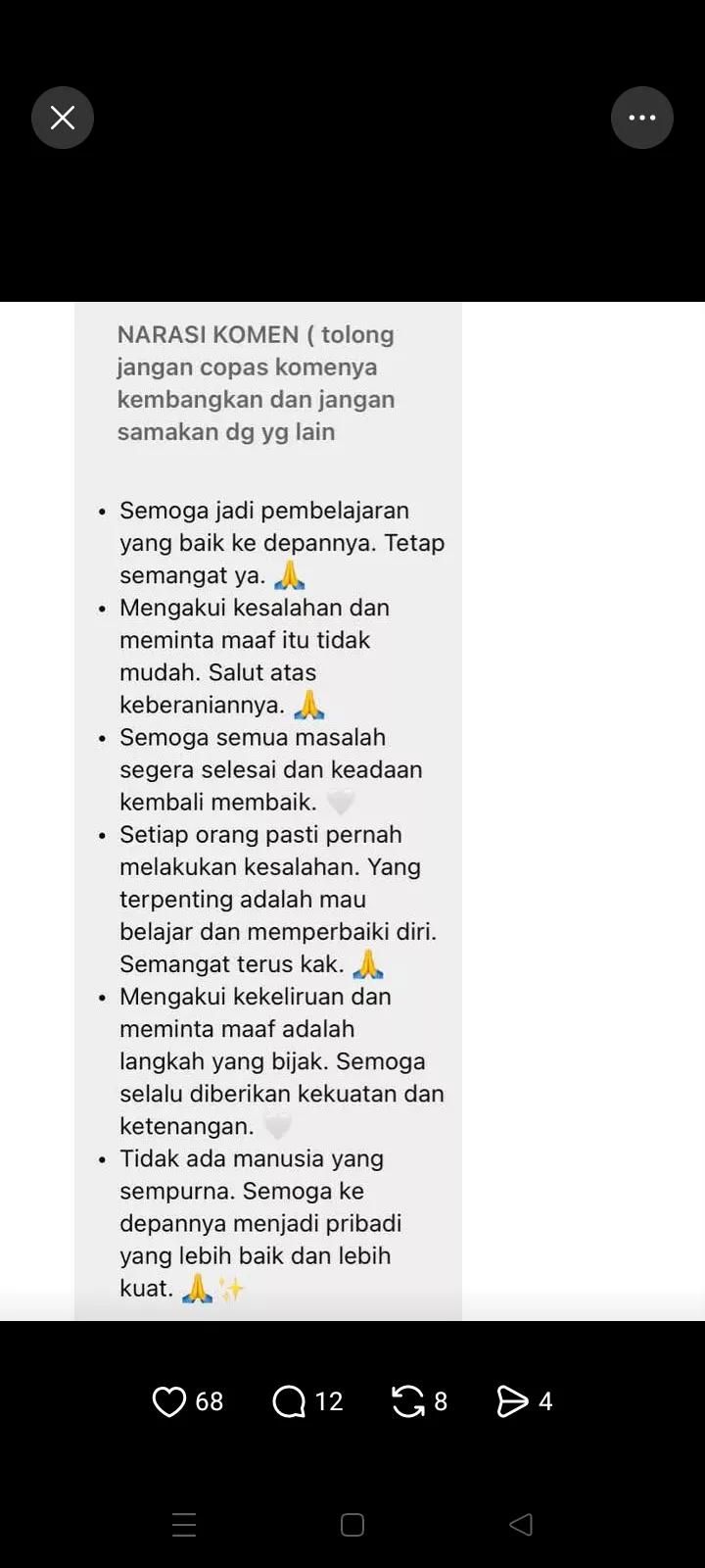 Sarwendah diduga sewa buzzer