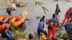 Bocah 6 Tahun Hanyut di Sungai Cianten Bogor Ditemukan Tewas