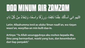 Doa Minum Air Zamzam