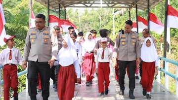 Wujudkan Konektivitas di Pelosok, Polda Riau Tuntaskan Pembangunan 67 Jembatan