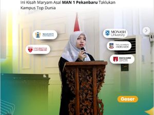 Keren! Maryam Siswa Asal Pekanbaru Diterima 22 Kampus Top Luar Negeri