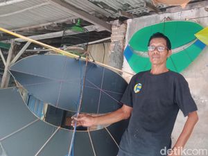 Hobi Layangan Bikin Pria Klaten Cuan Jutaan Rupiah Tiap Kemarau