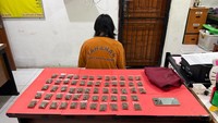 Pengedar Narkoba di Bangka Barat Diringkus Polisi, Puluhan Paket Ganja Disita