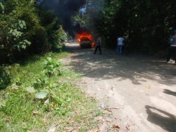 Bentrokan di Maluku Dipicu Kasus Pelecehan Berujung Mobil Polisi Dibakar