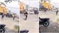 Mobil Pengedar Narkoba di Lampung Tabrak Barikade Polisi, Kapolsek Terpental