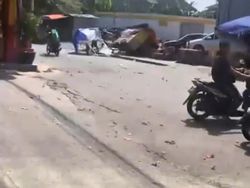 Angin Kencang Terjang Bandung Barat, Gerobak Bertumbangan
