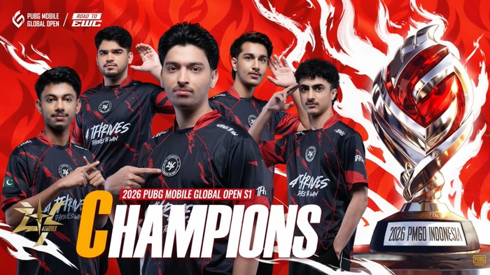 Turnamen esports kelas dunia PUBG Mobile Global Open (PMGO) S1 2026 telah berakhir. 4Thrives Esports berhasil menjadi juaranya.