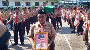 Kak Herman Tokoh Pramuka Tangerang Tewas Ditabrak Lari