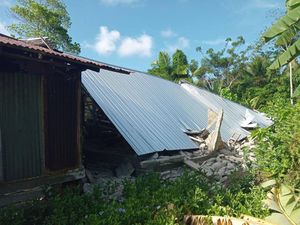 Update Dampak Gempa M 7,7 Filipina di Sulawesi Utara: 31 Rumah-Gereja Rusak
