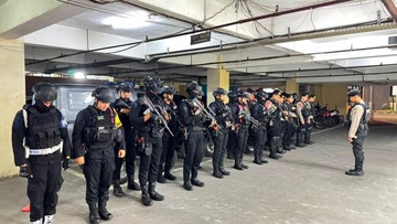 Patroli Brimob Polda Metro Gagalkan Balap Liar di Jaktim Dini Hari