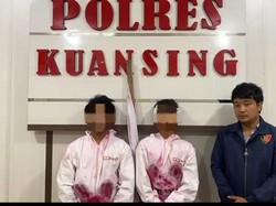 Keliling Pakai Kostum Pocong demi Konten, 2 Pemuda di Kuansing Diamankan