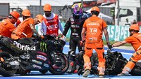 Picu Crash Massal MotoGP Hungaria, Jorge Martin Disalahkan Bos Sendiri!