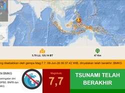 BMKG Resmi Akhiri Peringatan Dini Tsunami Pasca-Gempa M7,7 Filipina!