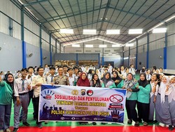 Polres Rohil Gandeng Sekolah, Cetak Pelajar Jadi Agen Perubahan Antinarkoba