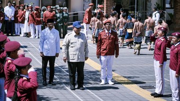 Kunjungi SRMP 17 Tabanan, Prabowo Beri Pesan Ini untuk Para Siswa