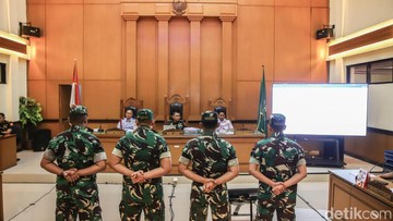 4 Prajurit TNI Penyiram Air Keras Andrie Yunus Hadapi Sidang Vonis Hari Ini