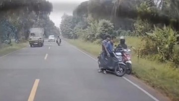 Begal di Lampung Timur Viral Terekam Dashcam, Pelaku Serahkan Diri