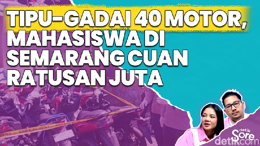 Video: Mahasiswa di Semarang Tipu-gadai Motor 4o Temannya!
