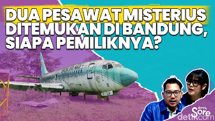 Video: Pesawat Misterius di Bandung Sudah Terbengkalai Sejak 2005