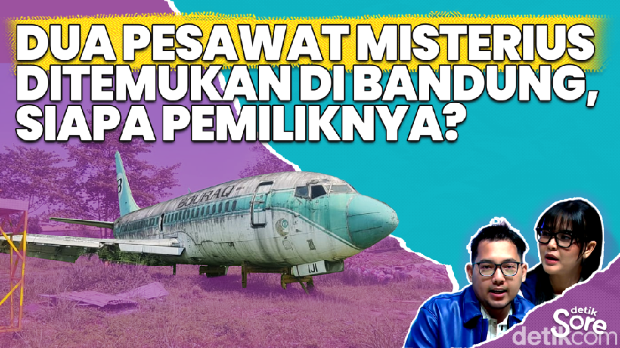 Video: Pesawat Misterius di Bandung Sudah Terbengkalai Sejak 2005