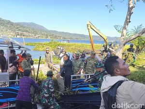 Eceng Gondok yang Tutupi 8 Hektare Danau Buyan Mulai Dibersihkan