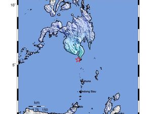 Rangkaian Gempa Maut di Filipina, Laut Sangihe Sulut Diguncang Gempa M 5,1
