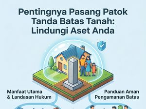 Begini Pentingnya Pasang Patok Tanah