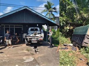 Laka Beruntun di Trans Kalimantan Kubu Raya, 5 Kendaraan-1 Rumah Rusak