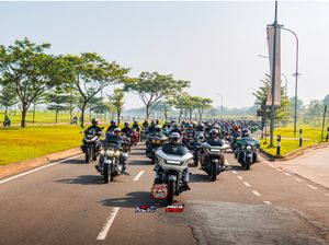 Komunitas Moge dan Ratusan Bikers Gelar Kampanye Keselamatan Berkendara