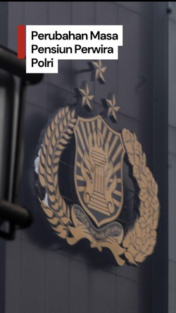 Video Usia Pensiun Perwira Polri Diperpanjang Sesuai Kebutuhan Presiden