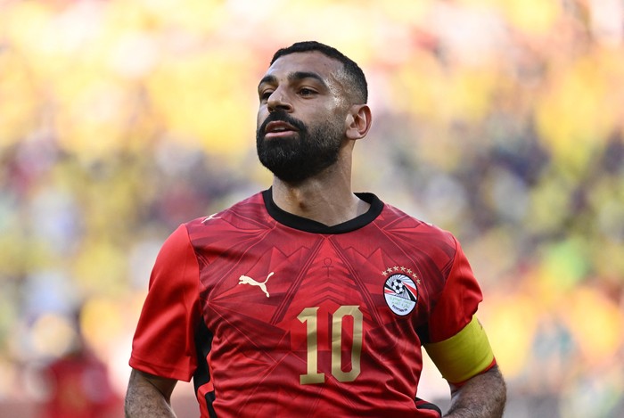 Soccer Football - International Friendly - Brazil v Egypt - Huntington Bank Field, Cleveland, Ohio, U.S. - June 6, 2026 Egypts Mohamed Salah during the match IMAGN IMAGES via Reuters/Ken Blaze