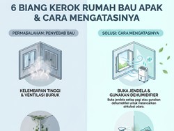 Infografis: 6 Biang Kerok Rumah Bau Apak