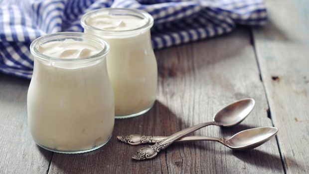 Greek yogurt merupakan salah satu makanan probiotik untuk Miss V.