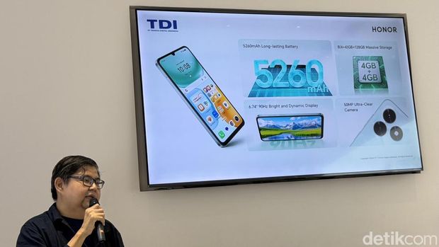 Aryo Meidianto, Head of Public Relations PT Trinova Digital Indonesia selaku pemasok resmi Honor di Indonesia