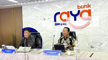 Berita dari Detik Finance: Bank Raya Catat Pertumbuhan Bisnis Digital di QI/2026, Laba Capai Rp 6,79 M