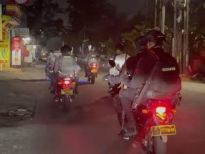 Patroli Jaga Jakarta, Brimob Polda Metro Gagalkan Tawuran di Bekasi
