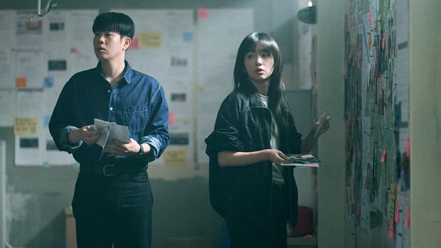 Teach You a Lesson(L to R) Pyo Ji-Hoon as Bong Geun-dae, Jin Ki-Joo as Im Han-rim in Teach You a Lesson. Cr. Kim Ji-yeon/Netflix © 2026